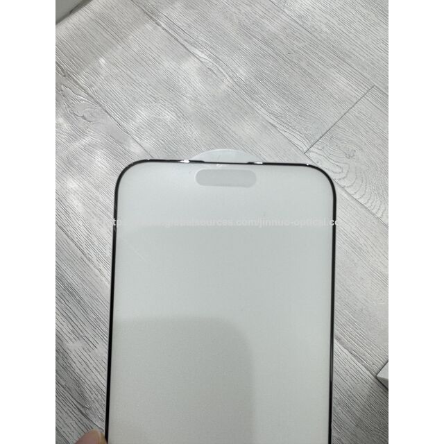Protector de Pantalla de Vidrio Templado IP 14/15/16 - Dureza 9H, 0.33mm de Grosor, Acabado Mate