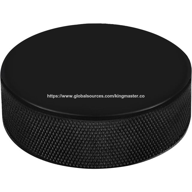 Paquet de 18 Palets de Hockey sur Glace avec 3 Sacs en Maille Réutilisables, Règlement Officiel, Diamètre 3", Épaisseur 1", 6oz, Noir