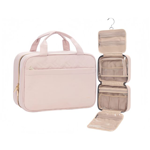 Precio de fábrica Bolso de aseo impermeable expandible para mayoristas de artículos de viaje Proveedores de almacenamiento de cosméticos for sale at factory direct price