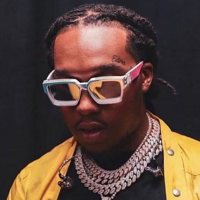 Gafas de sol estilo millonario, gafas de sol cuadradas de alta gama para hombres y mujeres, estilo transfronterizo de moda.