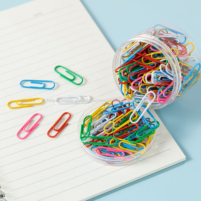 Clips de Papel Recubiertos de Plástico de Vinilo, 33mm, 100 Unidades por Caja, Diseño de Caja Personalizado, Suministros de Oficina de Alta Venta for sale at factory direct price