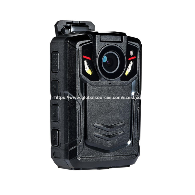 Câmera de corpo DVR portátil recarregável com 720P a 1512P, visão noturna, detecção de movimento e 4G GPS EIS para guardas de segurança/polícia