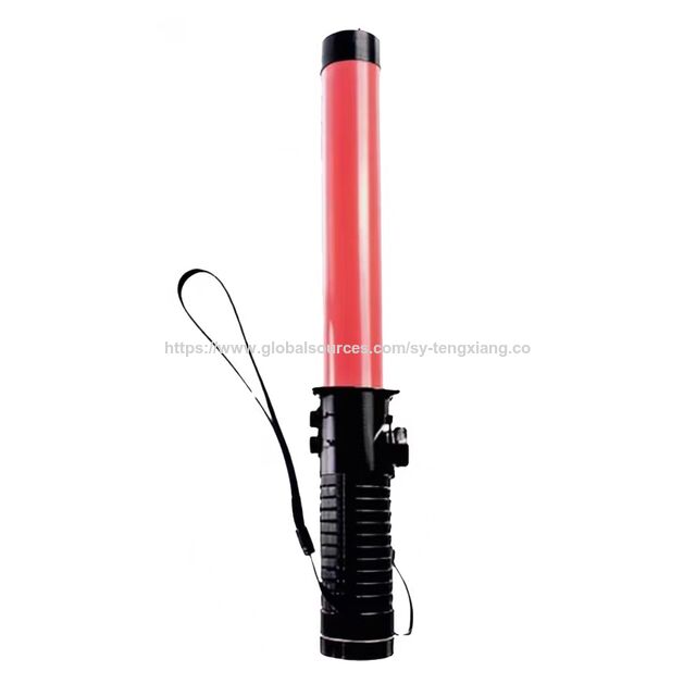Bastón de tráfico LED de alta visibilidad al por mayor con sirena y rompe cristales superior para servicio OEM TXAB293R for sale at factory direct price