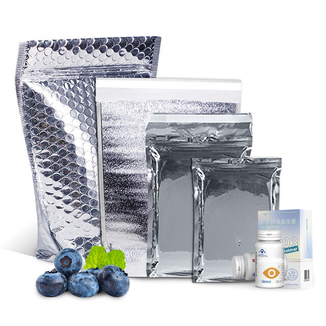 Wholesale Thermal Mailer Bag Cold Shipping Cooler Pouch Insulated Box Liner Foil Bubble Foam Shipping Envelope for Frozen Food