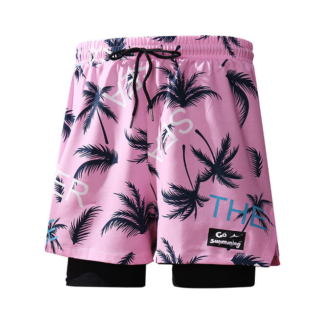 Anpassbare Großhandel Schnell Trocknende Boardshorts Badeshorts Polyester Badehose Strandshorts Lässige Herrenhose
