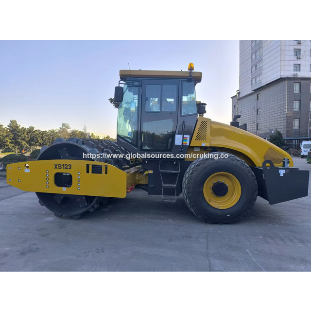 Xs123 12Ton Pemadat Konstruksi Roller Getaran Self-Propelled Motor Roller Getaran Self-Propelled Dijual