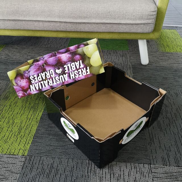 Caixa de Frutas Ecológica de Papelão Ondulado, Tamanho Personalizado para Embalagem de Frutas e Legumes, Caixa de Envio Versátil for sale at factory direct price