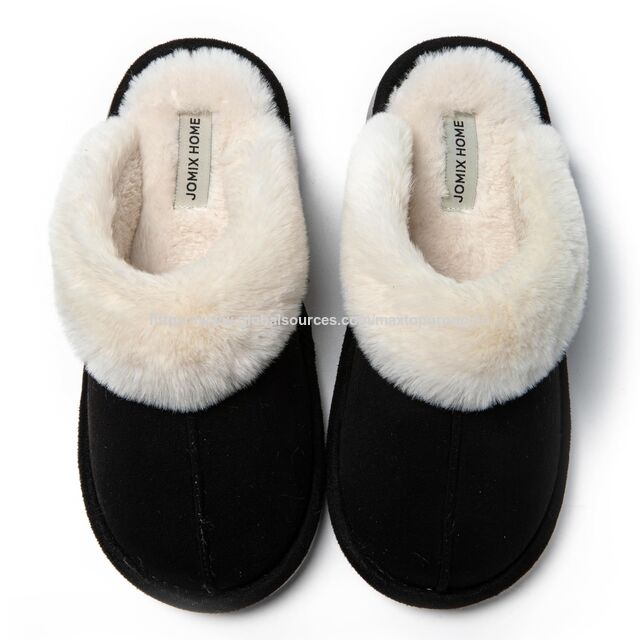 Women's Memory Foam Slippers - Warm Fleece Lining, Anti-Slip Sole For Indoor/Outdoor - View #2