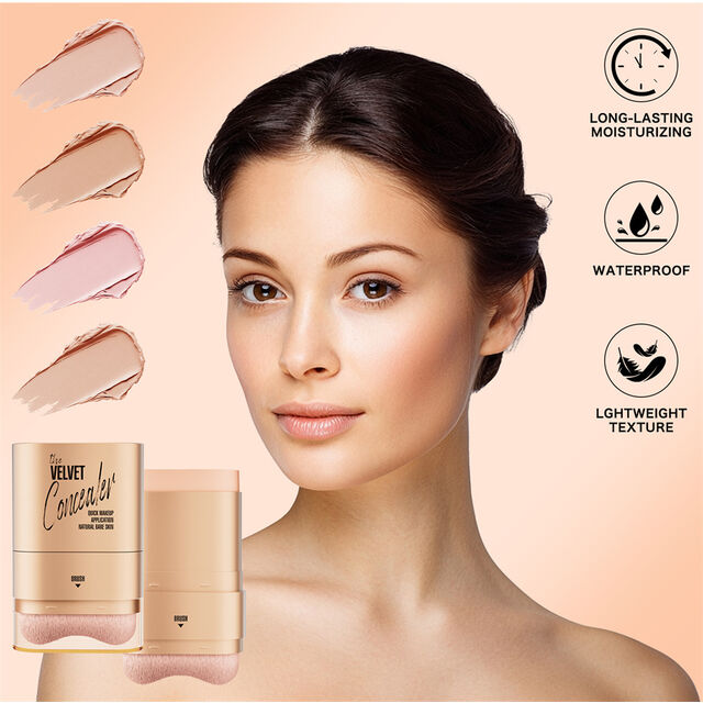 Eraser Concealer Stick, Waterproof and Sweat-Resistant Concealer for Covering Pimples, Spots and Tattoos, Double-Head Concealer Cr for sale at factory direct price