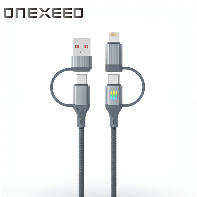 PD27W 65W 4-in-1 USB-Schnellladekabel Datenkabel Schnellladekabel USB Typ C Kabel Konverter USB-Ladeanschluss für Apple i-Phone Android
