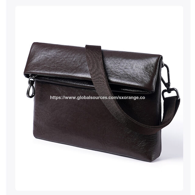 OEM Men's Veg-tanned Crossbody Bags,Sling Bag shoulder bag Backpack crazy horse Messenger bag leather tote bag for daily use for sale at factory direct price