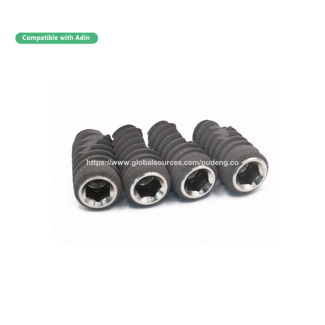Implante Dental de Titanio Compatible con Osstem Adin Dentium para Aplicaciones Clínicas de Implantes for sale at factory direct price