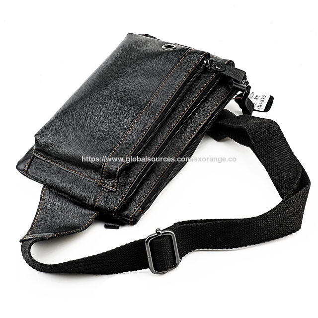 OEM Men's Veg-tanned Crossbody Bags,Sling Bag shoulder bag Chest bag crazy horse Messenger bag leather tote bag for daily use for sale at factory direct price