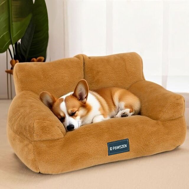 Waschbares Welpen-Schlafbett, Katzen-Sofa-Bett, Weiches Hundebett, Haustier-Deckenbett