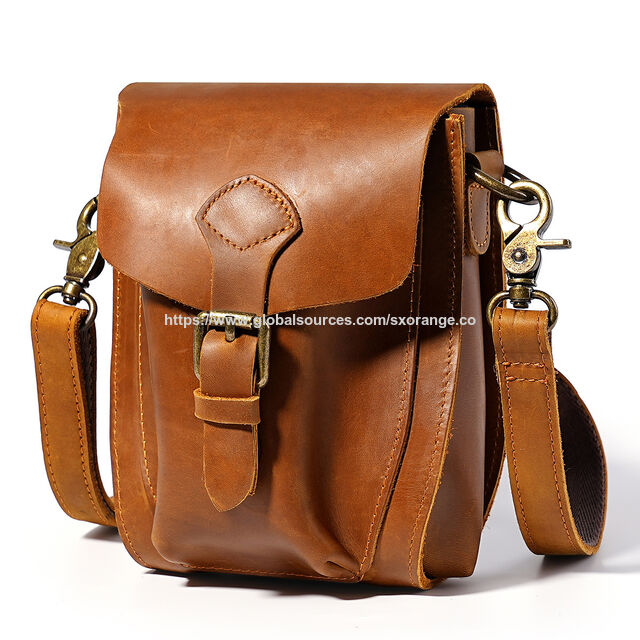 Wholesale pebble grain Crossbody Bags,Sling Bag shoulder bag Fanny bag crazy horse leather Messenger bag tote bag for daily use for sale at factory direct price