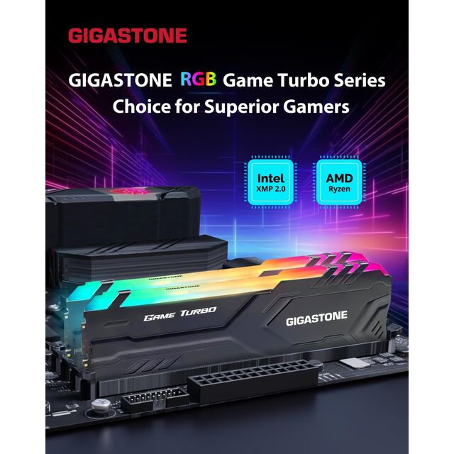 Memoria RAM DDR5 de 6400MHz para gaming de escritorio con XMP 3.0, refrigeración mejorada, pruebas rigurosas y certificación FCC para PC de alto rendimiento