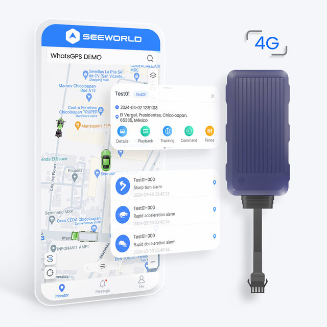 جهاز تتبع GPS للسيارات 4G للسلامة والأمان مع تحليل سلوك السائق لإدارة المقطورات والأساطيل