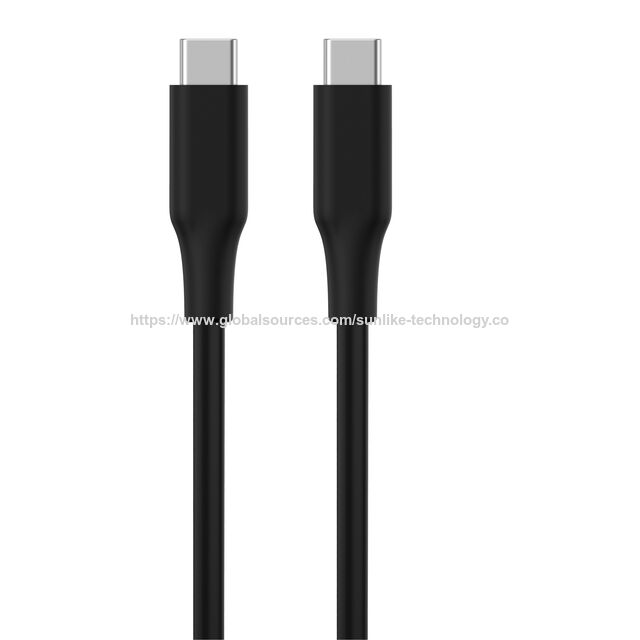 Data cable, for phone charging, data transfer, 20Gbps, support fast charging, black color, TPE, USB Cable, Type Cable for sale at factory direct price
