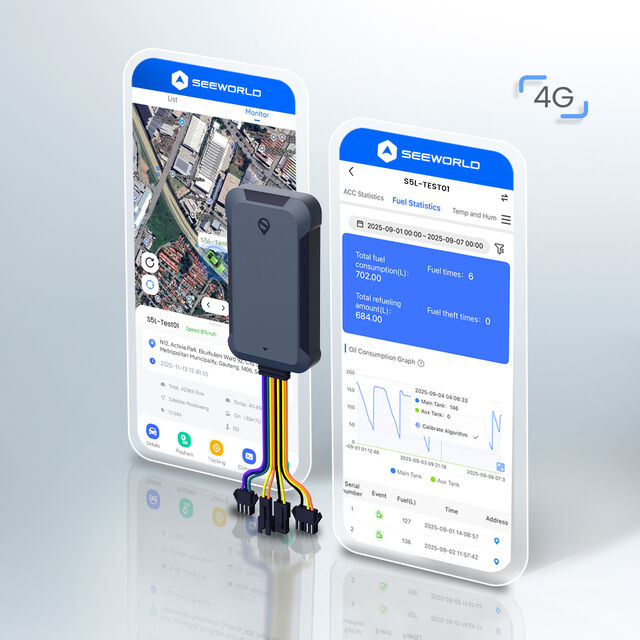جهاز تحديد المواقع GPS بسعر المصنع مع مستشعر الوقود وقطع طاقة المحرك عن بعد وضمان لمدة عام