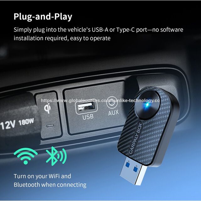Adaptateur sans fil ODM/OEM Sunlike CarPlay et Android Auto, compatible avec Apple CarPlay et Android Auto (version internationale) for sale at factory direct price