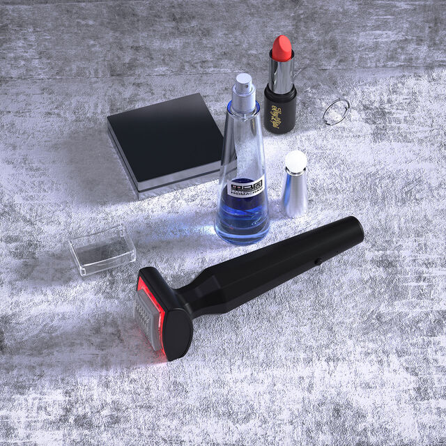 Système de régénération capillaire Alpha Infuse 4-en-1 avec lumière rouge électrique et technologie de microcourant pour masseur de tête et de cuir chevelu