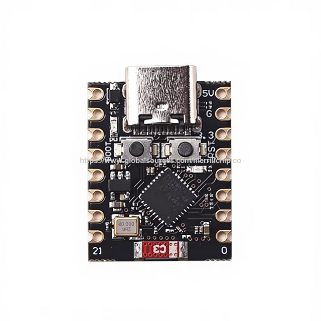 Carte de développement Super Mini ESP32-C3 avec module WiFi+ et Flash 4M ESP32-C3