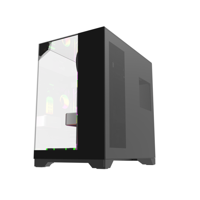 Atacado OEM ODM Gabinete Gamer panorâmico de vidro temperado gabinete de jogos atx pc computador torres completas computador de mesa