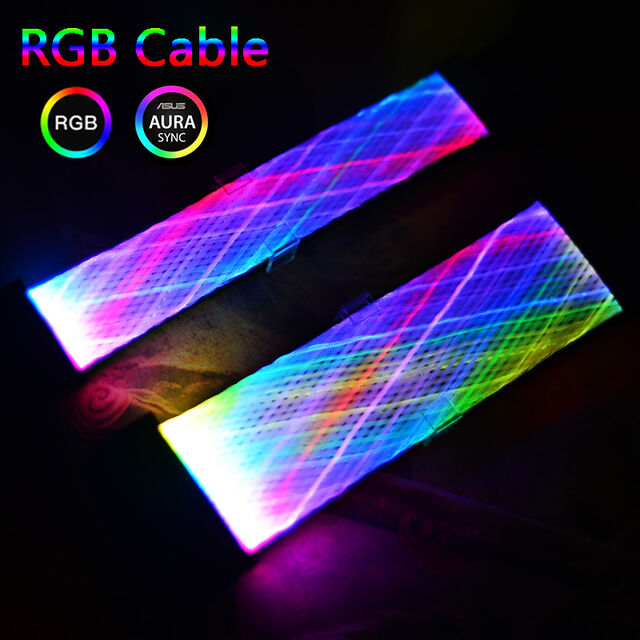 24-pin Addressable Rgb Psu Extension Cable Rgb 24 Pin Cable Gpu 8pin ...