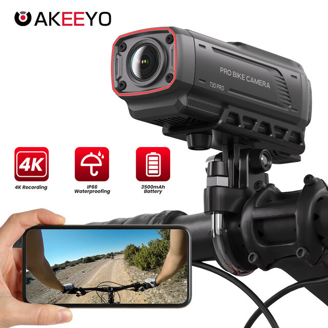 AKEEYO 730pro Kamera Profesional Motor dengan GPS Terintegrasi, EIS Anti Guncangan, IPS 1.14 Inci 8.0MP, Baterai 3500mAh - Perekam Video Motor for sale at factory direct price