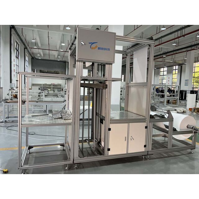 خط إنتاج فلاتر الألياف الزجاجية بشهادة ISO، مصمم للإنتاج بكميات كبيرة مع فواصل for sale at factory direct price