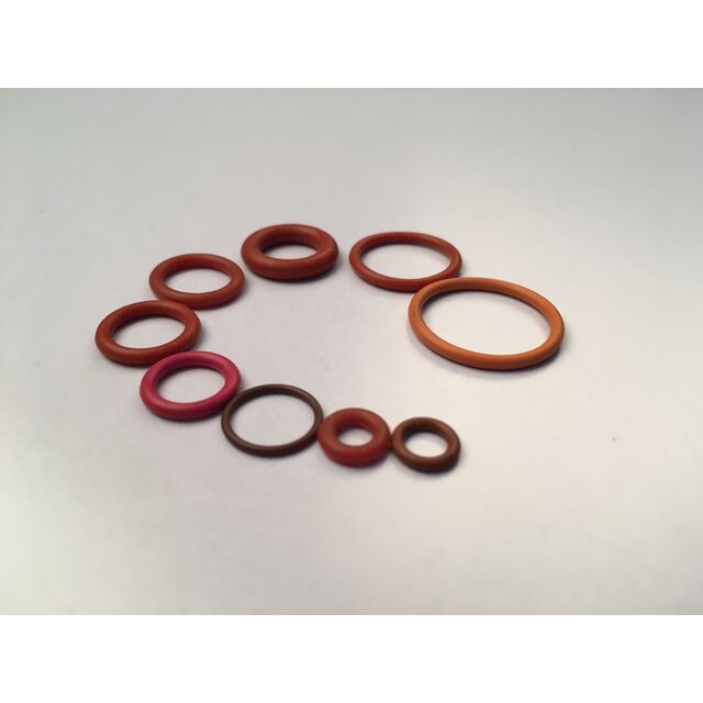 Juntas tóricas FKM rojas con excelente resistencia a altas temperaturas for sale at factory direct price