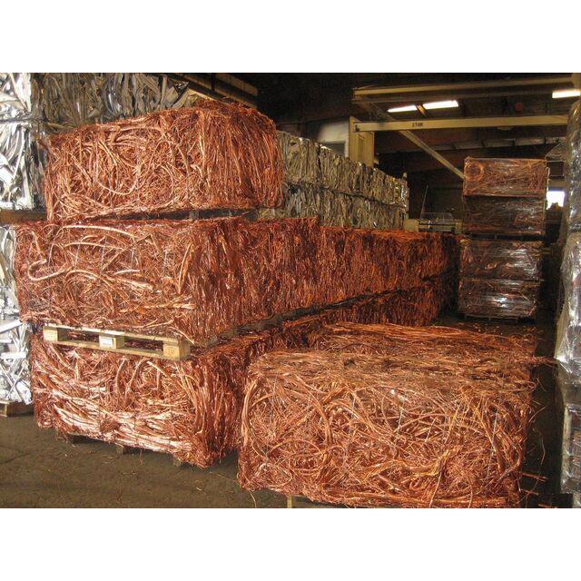 Chatarra de Cobre Puro 99.99% de Alta Calidad Berry Mill-Berry, 99.99% Alambre de Cobre Puro