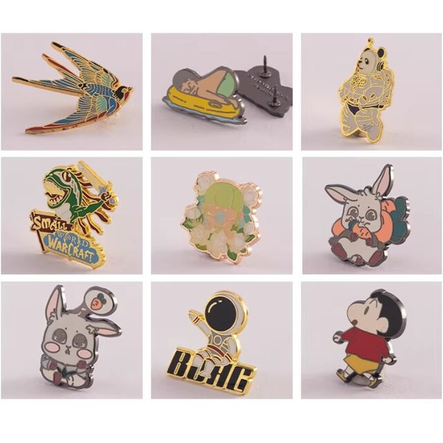 Insignias de metal personalizadas, logotipos de empresa, medallas, regalos de aniversario, recuerdos para nuevos empleados
