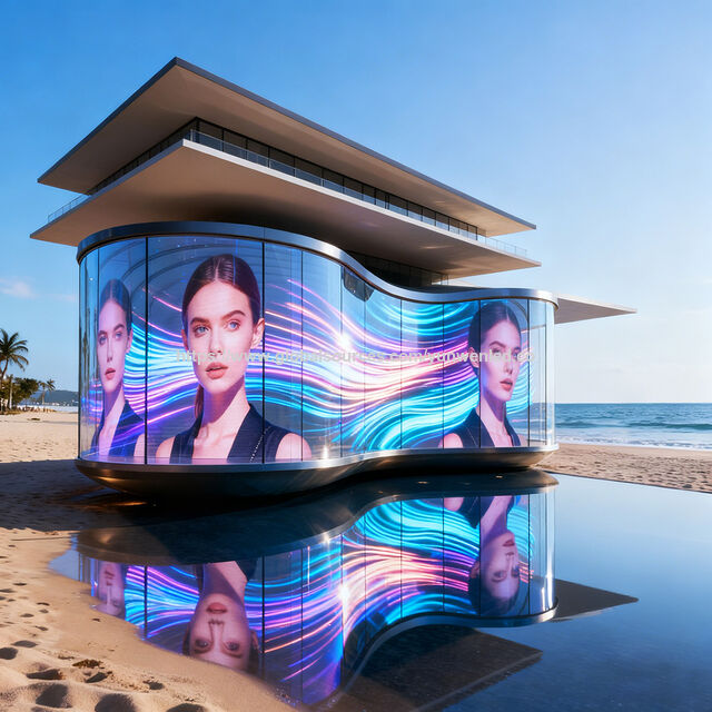 Écran Publicitaire LED de Vitrine Suspendu à Haute Luminosité et Cadre Ultra-Fin, Lecteur Multimédia d'Affichage Numérique Double Face
