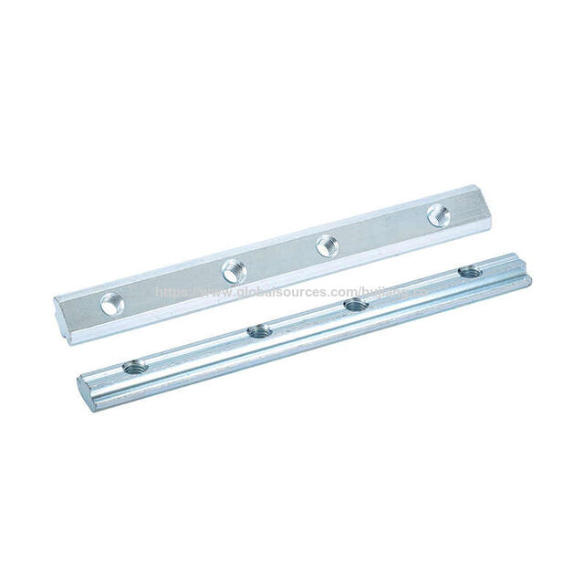 Conector Recto de Perfil de Aluminio de Acero al Carbono