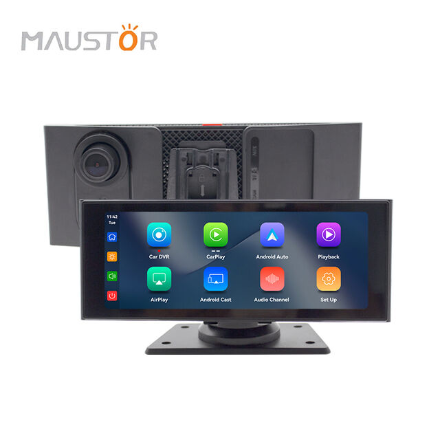Maustor مصنع في المخزون شاشة عالمية IPS مقاس 6.86 بوصة لاسلكية Carplay Android Auto MP5 مشغل دي في دي متعدد الوسائط للسيارة