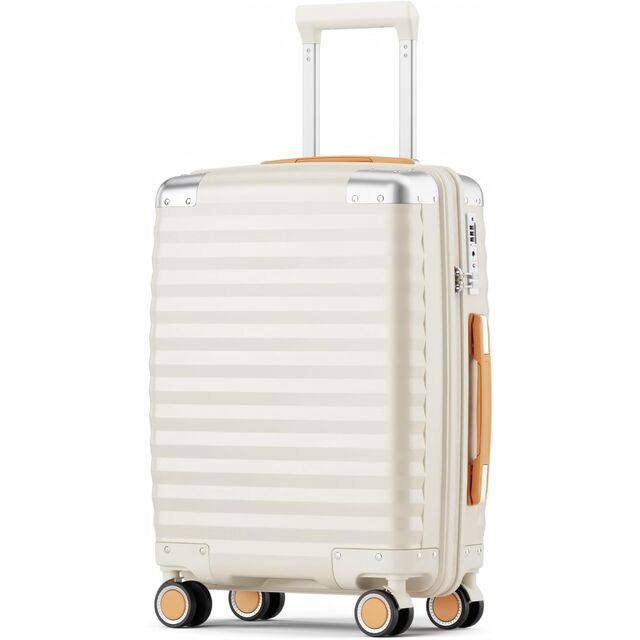 Bagage Cabine PP Rigide avec Roues Pivotantes et Serrure TSA, Valise Légère avec Coins Anti-Collision for sale at factory direct price