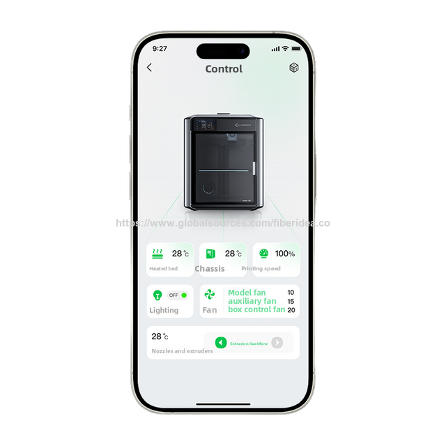 Custom Iot Android Ios App Development 3d Printer Remote Control Live ...