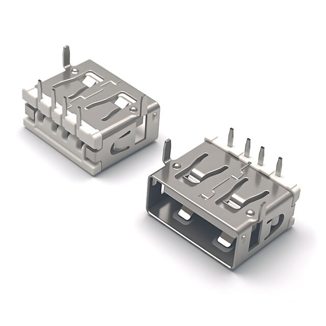 Prix de gros OEM Usine USB 2.0 Connecteur A Femelle Angle Droit AF Dip 4 Broches Type Dip USB 2.0 A Femelle pour prises de charge