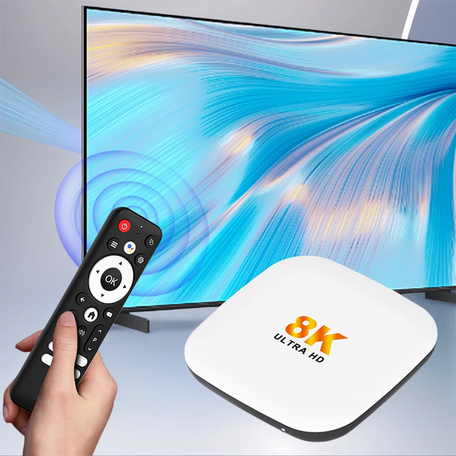 H96 MAX M2 PLUS STB Rockchip RK3528 BT 5.4 Wifi 6 8K Streaming Internet Super Box Anpassbare Smart Google Android 14 Set-Top-TV-Box