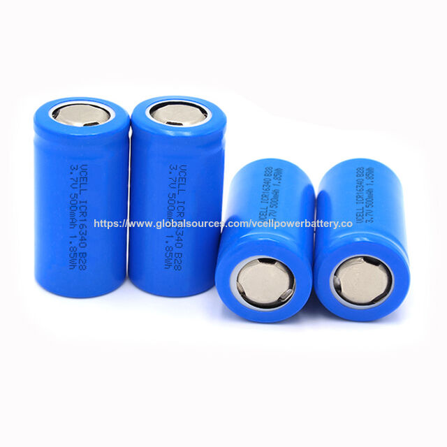 Buy China Wholesale Oem 3.7v Icr16340 Rechargeable Lithium Battery