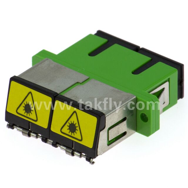 محول/موصل/قارنة ألياف بصرية SC Simplex Duplex معدني SM MM مع مصراع