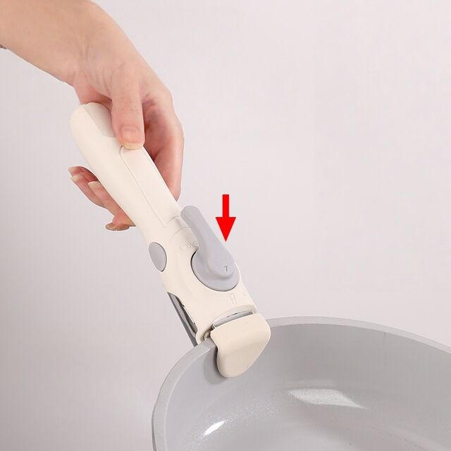 Poignée de casserole universelle amovible résistante à la chaleur, prise amovible pour casseroles et bols, pince de casserole séparable, outil de cuisine, commande en gros