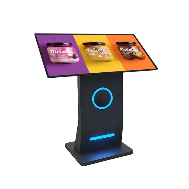 Borne Interactive Numérique d'Intérieur en Gros, Écran Tactile avec Système d'Exploitation Android ou Windows, Prise en Charge de Diverses Applications