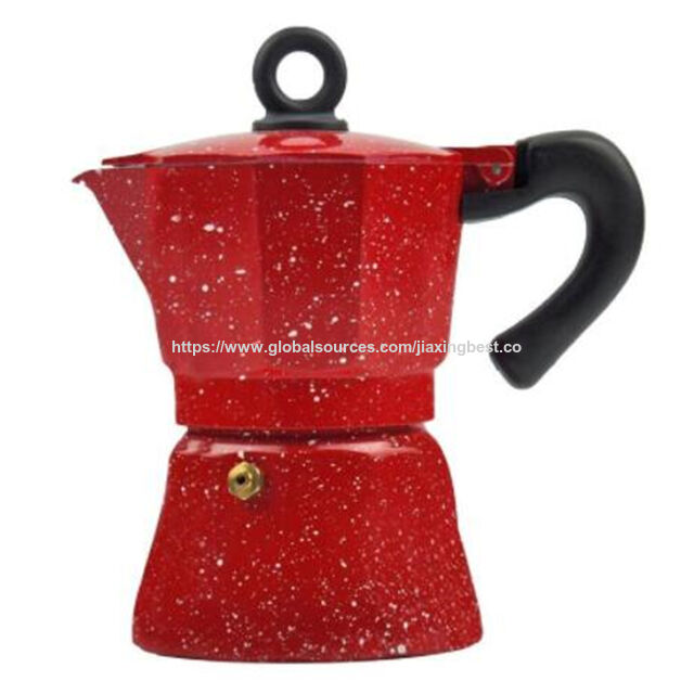 تصميم جديد مخصص إبريق قهوة ألومنيوم كلاسيكي JX for sale at factory direct price