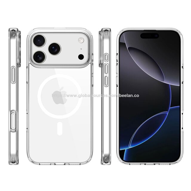 Coque de téléphone TPU PC résistante aux rayures et durable, adaptée à la série iPhone 17 avec Magsafe