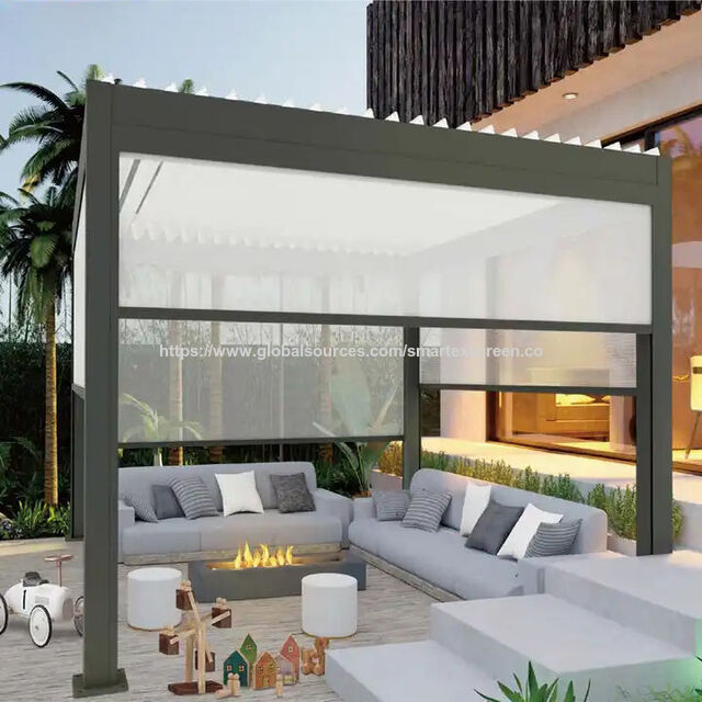Pérgola de Alumínio Resistente às Intempéries por Atacado - Ideal para Espaços de Convivência ao Ar Livre e Locais de Eventos