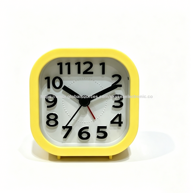 Jam Weker Kotak Grosir #12450 Desain Minimalis untuk Kantor dan Rumah for sale at factory direct price