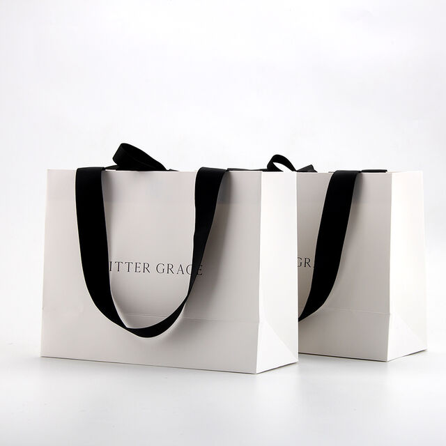 Sinicline Luxuriöse, individuelle Einkaufstasche aus Bambuspapier für edle Geschenke