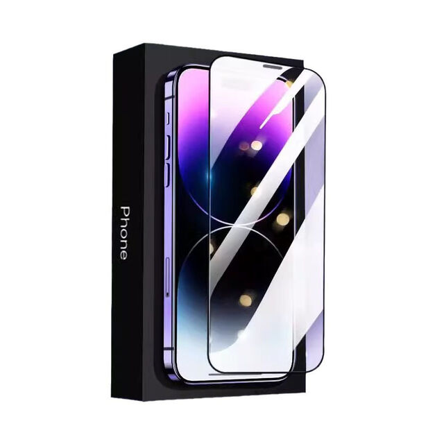 Protector de Pantalla de Vidrio Templado Antirreflejo, Resistente al Polvo y a las Manchas para iPhone 15